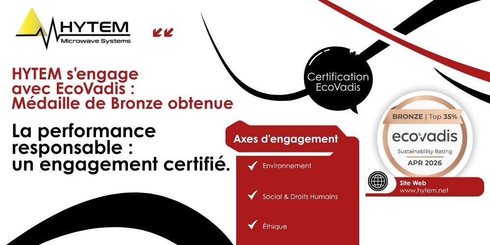 HYTEM s'engage avec EcoVadis - Médaille de Bronze obtenue