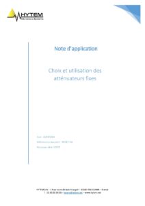 99285FR NA Atténuateurs fixes FR